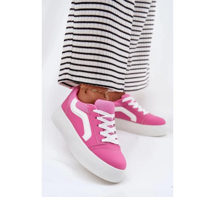 Dámské tenisky na platformě – fuchsiové Tellnira Dámské tenisky na platformě – fuchsiové Tellnira