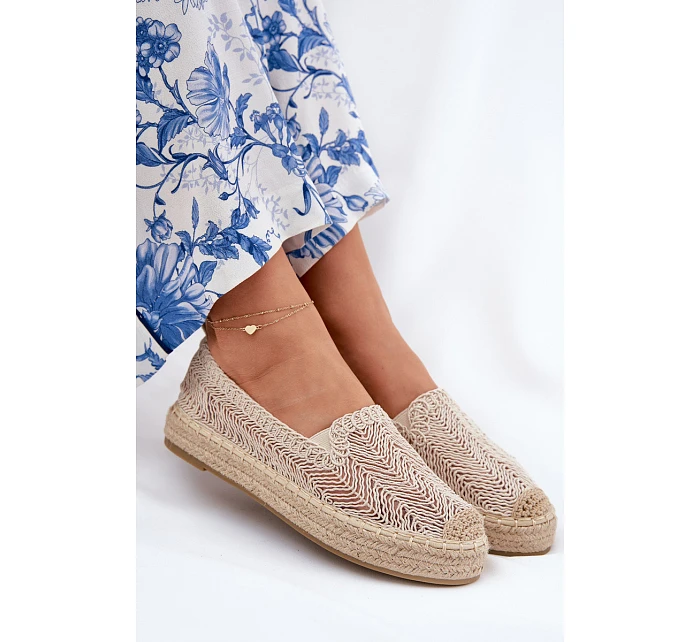 Dámské espadrilky 17392 béžové - Vincenza Dámské espadrilky 17392 béžové - Vincenza