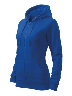 Trendy Zipper mikina dámská královská modrá