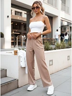 Dámské široké kalhoty RITES béžové FashionStreet UY2007 Dámské široké kalhoty RITES béžové FashionStreet UY2007