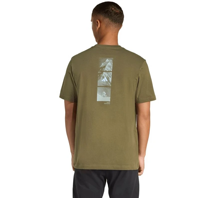 Pánské tričko Outdoor Mountain Graphic Tshirt olive pánské model 22059941 - ADIDAS