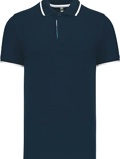K Pánské kontrastní piqué polo 20.K turquoise model 22507136 - Kariban
