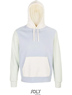 SOL'S Unisex mikina s kapucí z bio bavlny blue model 22518717