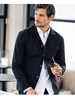 J.Harvest & Frost Patch Pocket Overshirt Košilová bunda 63.2101 navy J.Harvest & Frost Patch Pocket Overshirt Košilová bunda 63.2101 navy