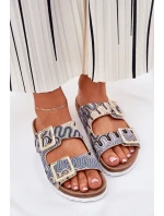 Dámské Pantofle S Přezkami A Béžové model 21690980 - S.Barski