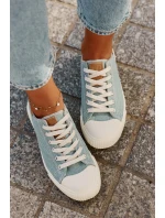 Dámské Textilní Tenisky Big Star model 21693106 Modré - Big Star Shoes Dámské Textilní Tenisky Big Star model 21693106 Modré - Big Star Shoes