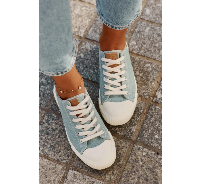 Dámské Textilní Tenisky Big Star model 21693106 Modré - Big Star Shoes Dámské Textilní Tenisky Big Star model 21693106 Modré - Big Star Shoes