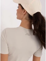 Bluzka model 21789079 jasny beżowy - FPrice