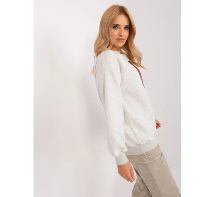 Mikina EM BL 617 9.11X světle šedá Mikina EM BL 617 9.11X světle šedá