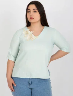 Bluzka LK BZ model 18617585 mietowy - FPrice