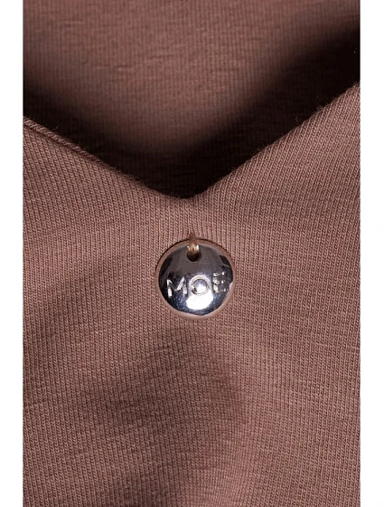 Maxi šaty s hlubokým výstřihem do V model 19660992 - Moe