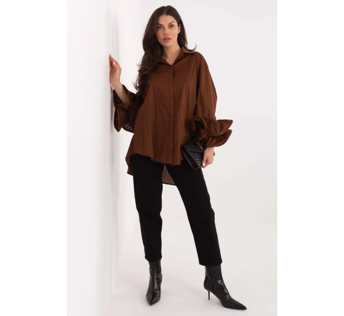 Košile s dlouhým rukávem  model 222314 Italy Moda