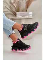 Zateplené Dámské Sportovní Boty Na Na Platformě Černé model 21668455 - Boto Zateplené Dámské Sportovní Boty Na Na Platformě Černé model 21668455 - Boto