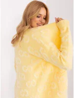 Jumper AT SW 234502.38X světle žlutá