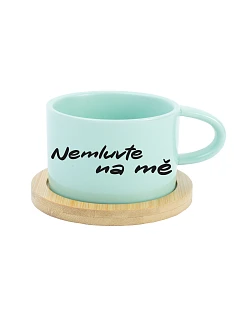 NEMLUVTE NA MĚ - mint hrníček makronka 200 ml