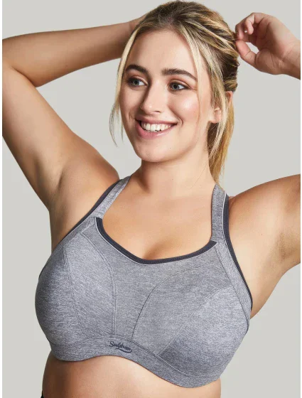 Podprsenka balkonetka Sports Balconnet charcoal marl 9441 melanž - Sculptresse Podprsenka balkonetka Sports Balconnet charcoal marl 9441 melanž - Sculptresse