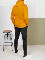 Pánská mikina s kapucí žlutá FashionStreet BX5684 Pánská mikina s kapucí žlutá FashionStreet BX5684