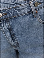 Dámské džínové šortky s vysokým pasem modré FashionStreet SY0518