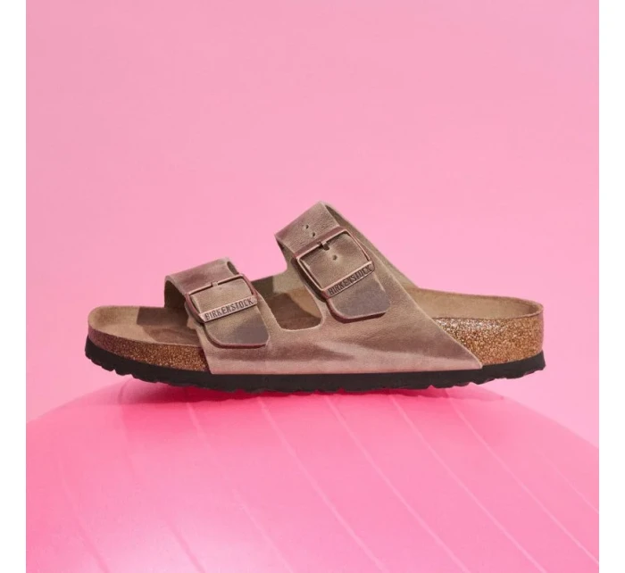 Birkenstock Arizona Soft Footbed Oiled Leather Tabacco Brown úzké žabky pro muže/dámy (0552813) Birkenstock Arizona Soft Footbed Oiled Leather Tabacco Brown úzké žabky pro muže/dámy (0552813)