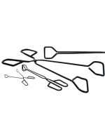 Kleště na grilování černé délka 31,5 cm