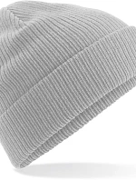 Beechfield B 50N Pletená čepice z bio bavlny 53.0050 light grey