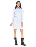 Dámské volnočasové šaty s rolákem středně dlouhé šedé - Šedá - Makadamia Dámské volnočasové šaty s rolákem středně dlouhé šedé - Šedá - Makadamia