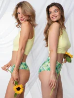 Kalhotky EXOTICO simple brasil zelené - Julimex