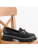 Dámské mokasíny 888-883 Černá - Sixth Sens collection