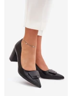 Dámské lodičky na klínku 55-A36 černé - Givana