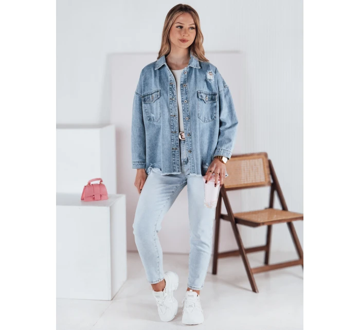 Dámské džínové kalhoty slim fit s páskem SLIMLOVE FashionStreet UY2346