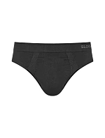 Pánské slipy GO Smooth Brief 2P - BLACK - černé 0004 - SLOGGI Pánské slipy GO Smooth Brief 2P - BLACK - černé 0004 - SLOGGI
