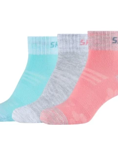 Skechers 3PPK Wm Mesh Ventilation Quarter Socks SK42022-3060 Vícebarevné 31-34