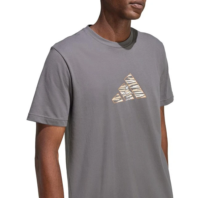 Pánské tričko adidas Camo Expolorer Graphic grey JZ7501 pánské