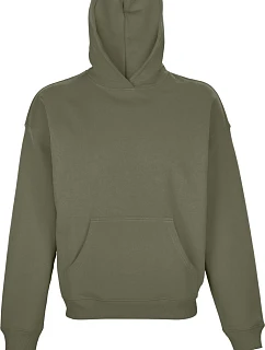 SOL'S Connor Unisex mikina s kapucí 25.3813 khaki