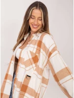 Koszula EM KS model 22087360 camelowy - FPrice Koszula EM KS model 22087360 camelowy - FPrice