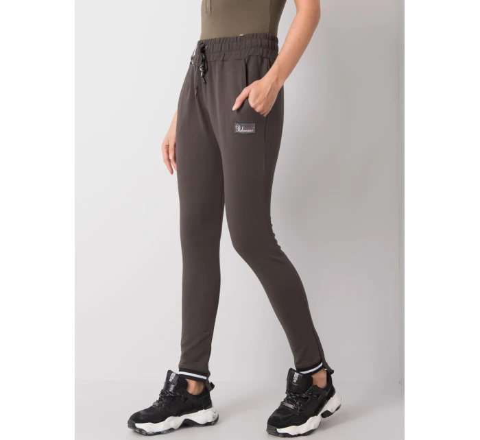 Tepláky RV DR 5773.18X tmavá khaki