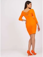 Šaty RV SK model 17050366 oranžová - FPrice Šaty RV SK model 17050366 oranžová - FPrice