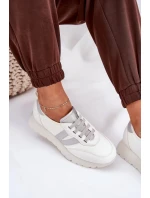 Dámské sportovní tenisky na platformě Vinceza – bílé