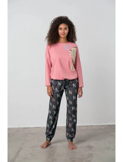 Dvoudílné dámské pyžamo Cassidy 17432 - Vamp