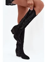 Kozačky na podpatku  model 218491 Step in style