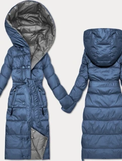 Světle oboustranná zimní bunda s páskem model 21753517 - MINORITY