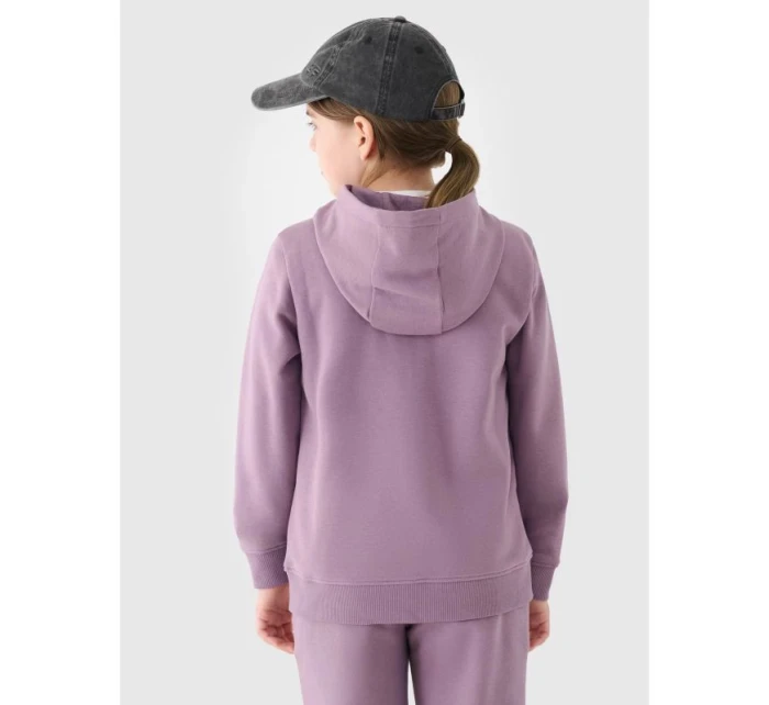 Dívčí mikina s kapucí 4F Junior 4FJWMM00TSWSF1315-51S