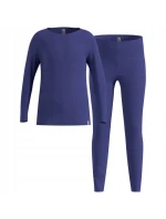 Termoprádlo - Odlo Set dlouhý MERINO 200 velikost 128cm modrá