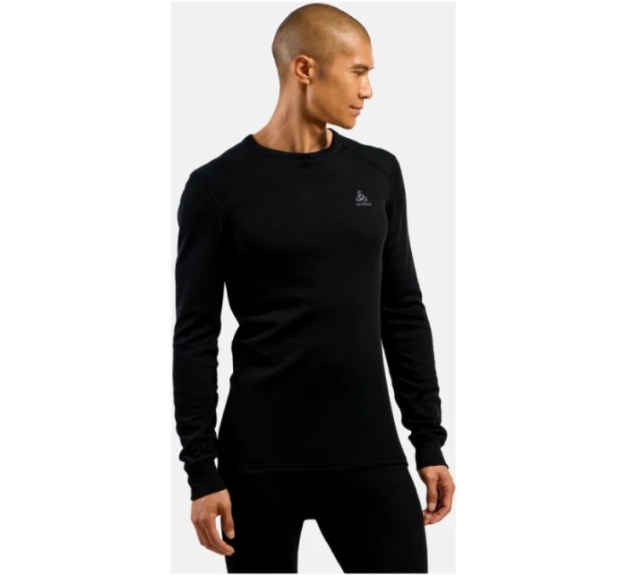 Pánské tričko BL TOP model 22093662 neck l/s ACTIVE WARM ECO velikost M Black - ODLO
