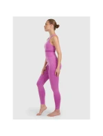 Dámské bezešvé legíny na jógu a pilates 4F 4FWAW25TFTIF407-54A dámské Dámské bezešvé legíny na jógu a pilates 4F 4FWAW25TFTIF407-54A dámské