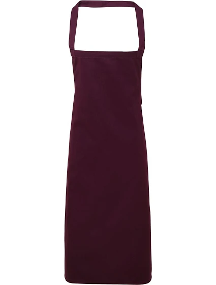 Premier PR 102 Zástěra z bio bavlny 39.0102 aubergine Premier PR 102 Zástěra z bio bavlny 39.0102 aubergine