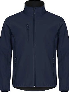 Clique Classic Softshell Jkt M Pánská 3-vrstvá softshellová bunda 67.0910 dark navy