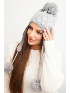 Dámská ušanka Emma K343 denim