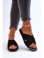 Dámské žabky Big Star model 21653856 černé - Big Star Shoes Dámské žabky Big Star model 21653856 černé - Big Star Shoes