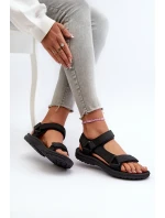 Lehké Sportovní Dámské Sandály Černé model 21662079 - EVENTO